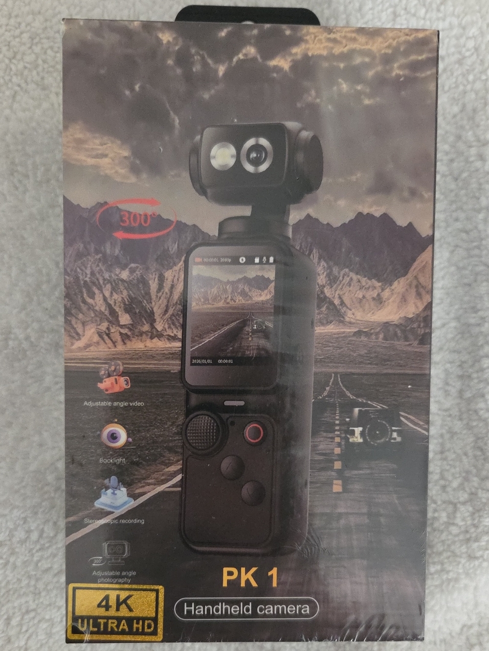 Handheld Camera 4K Ultra HD — Black